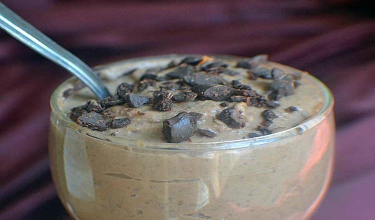 chocolate chickpea mousse